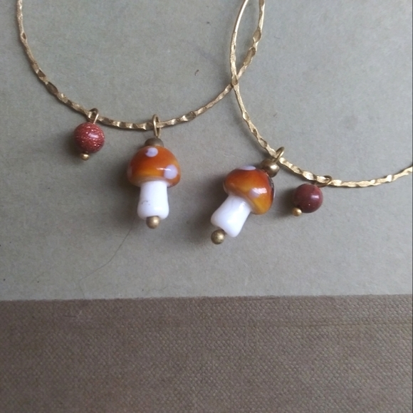 'Into the Woods' XL Hoops - Picture 4 of 4